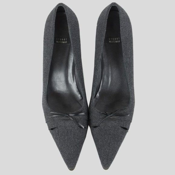 Stuart Weitzman Grey Heel - 8US - Picture 5 of 6